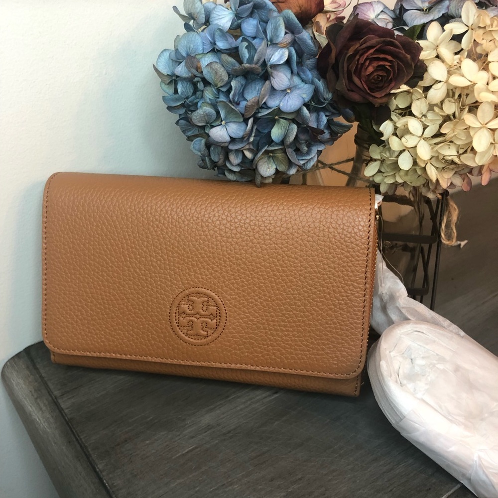 Tory Burch bombe flat wallet crossbody - Picture 2 of 8
